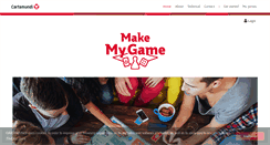 Desktop Screenshot of makemygame.com