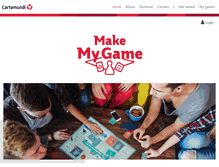 Tablet Screenshot of makemygame.com